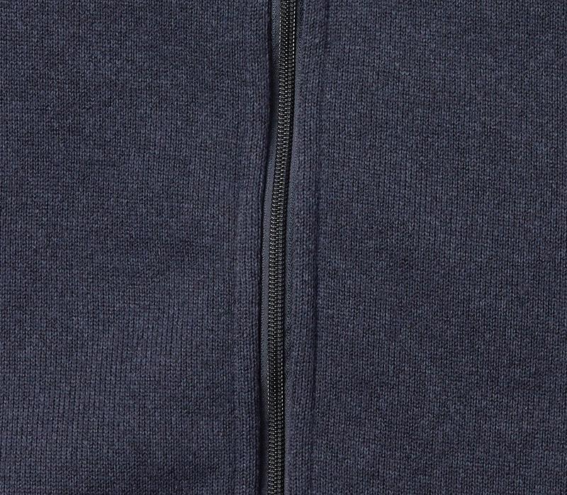 Men's Sweater Knit Fleece Jacket