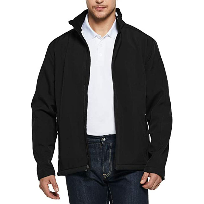 Men's fleece jacket pocket with zipper