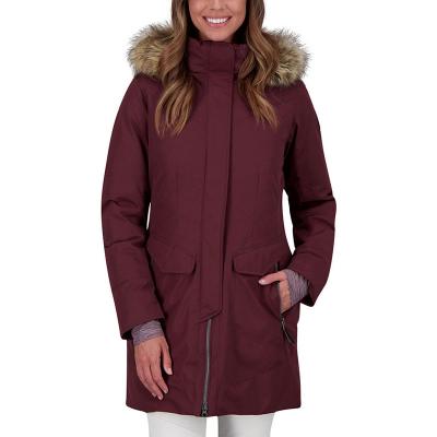 Water-Repellent Hooded Long Puffer Jacket For Women