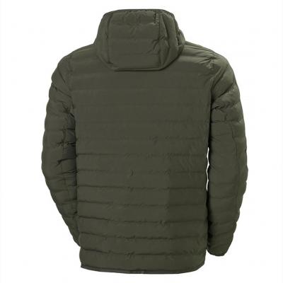 Mens Ultra Light Hooded Polyester Packable Warm Winter Jacket