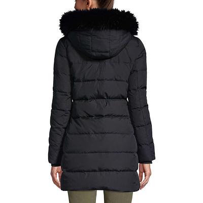 Winter Women's Coats Hooded Fur Collar