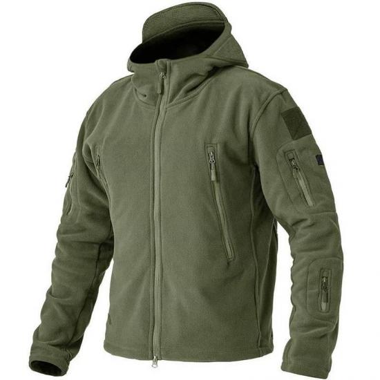 Men's Soft Fleece Warm Military Jacket