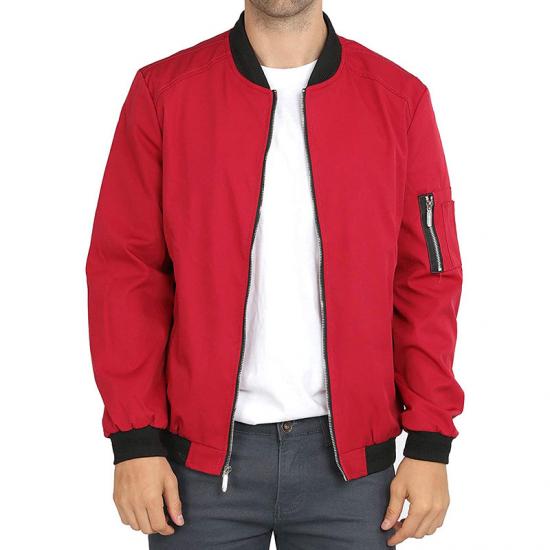 Satin Quilted Bomber Jacket