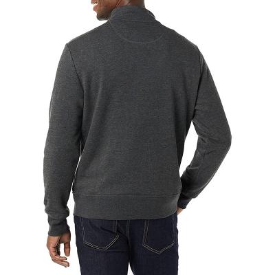 Men's Long-Sleeve Quarter-Zip Fleece Sweatshirt Athletic Wear
