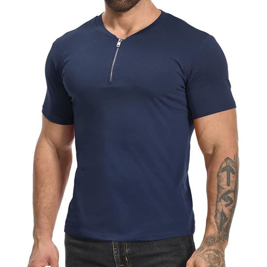 Men's Casual Knit Henley Shirts